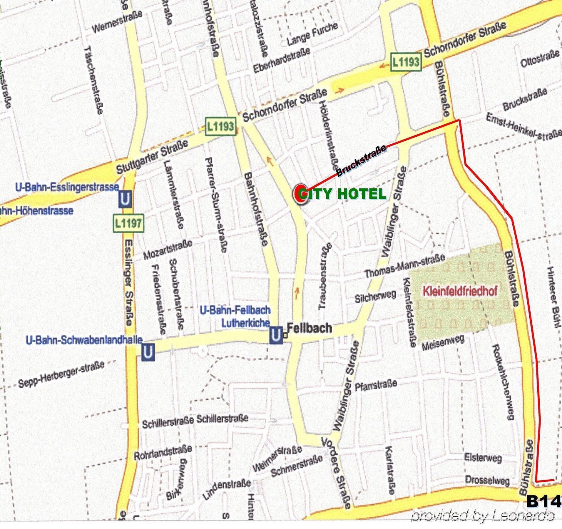 City Hotel Fellbach 24H Check-In Exterior foto
